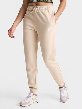 Nike Men’s Cream/Off-White Fleece Joggers